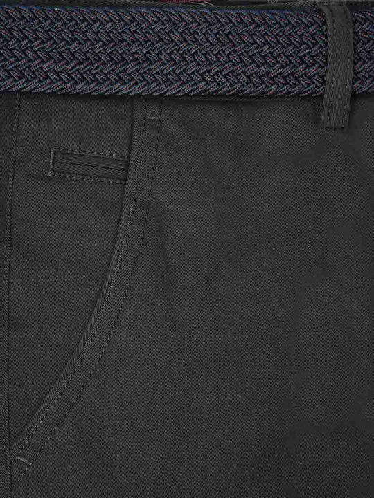 Pantaloni Bărbați Chino Curea Lexton 09.30 Basic Antracit