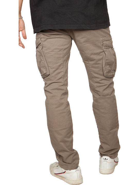 Scinn Cargo Παντελόνι Tapered Pilot Khaki Ανδρικό 222-kh