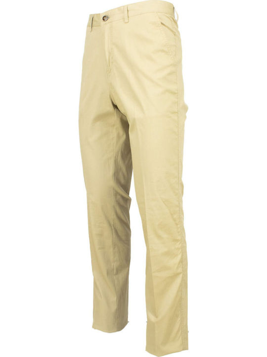 New York Tailors Ανδρικο Παντελονι Chinos Regular Ανοιχτο Μπεζ Neira-lt Beige