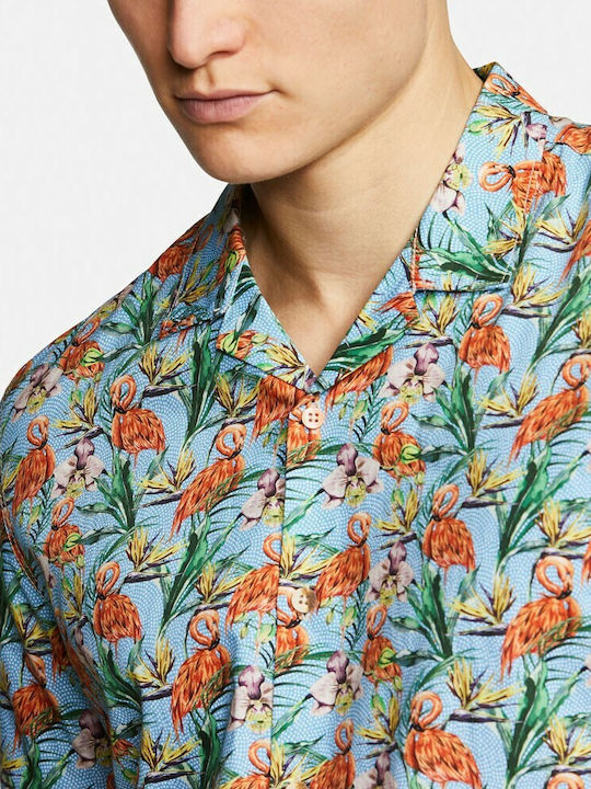 Риза Colours+sons Flamingo-принт Colin