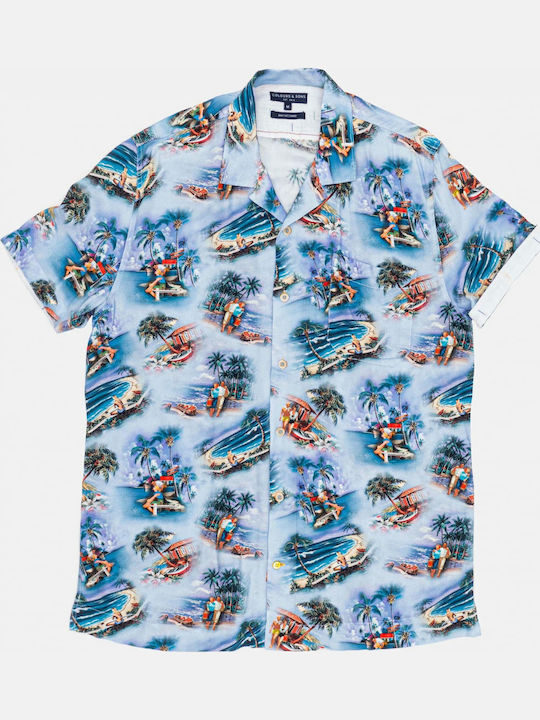 Риза Colours+sons Hawaii Beach Светлосин