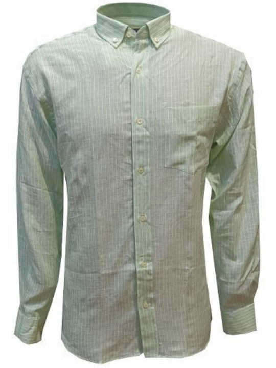 Luciano Faketti Shirt Linen Luciano Faketti Mint