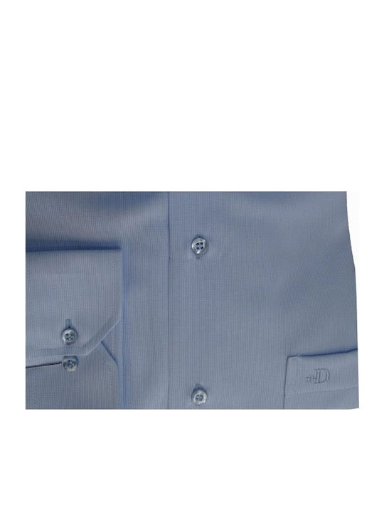 Suit Shirt Tie Greek Tailoring King Size Light Blue