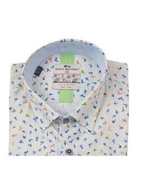 Dario Beltran 3tg Coimont 542 White Shirt