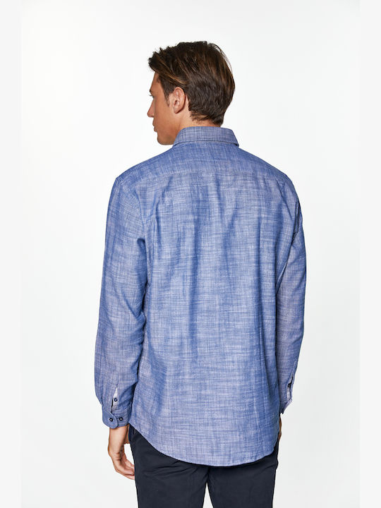 Redgreen Πουκάμισο Μακρύ Μανίκι Denim Style Denim