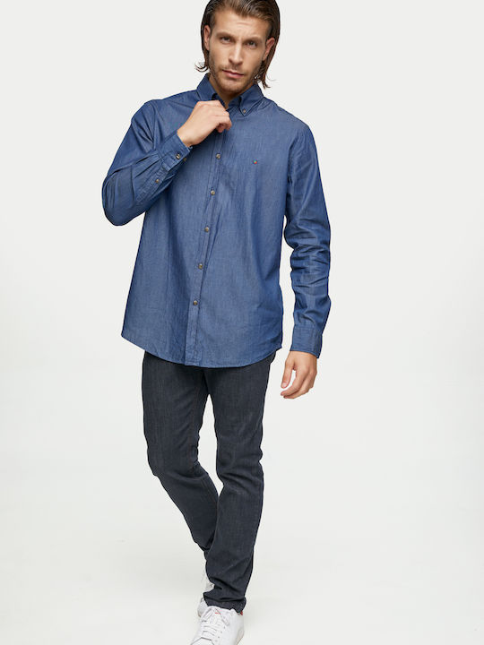 Redgreen Πουκάμισο Μακρύ Μανίκι Jean Denim