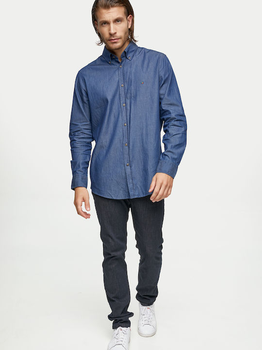 Redgreen Πουκάμισο Μακρύ Μανίκι Jean Denim