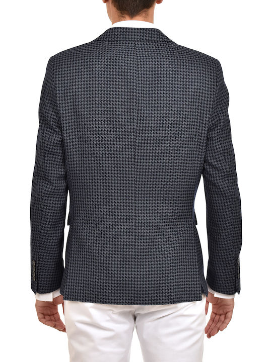 Bizzaro Blazer Pied De Poule 775/2-Dk Blue White Blue/White 4124.414-20