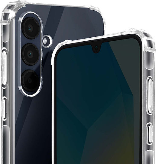 Калъф Akashi Samsung Galaxy A16 Силиконов Антишок Подсилен Прозрачен За Монети