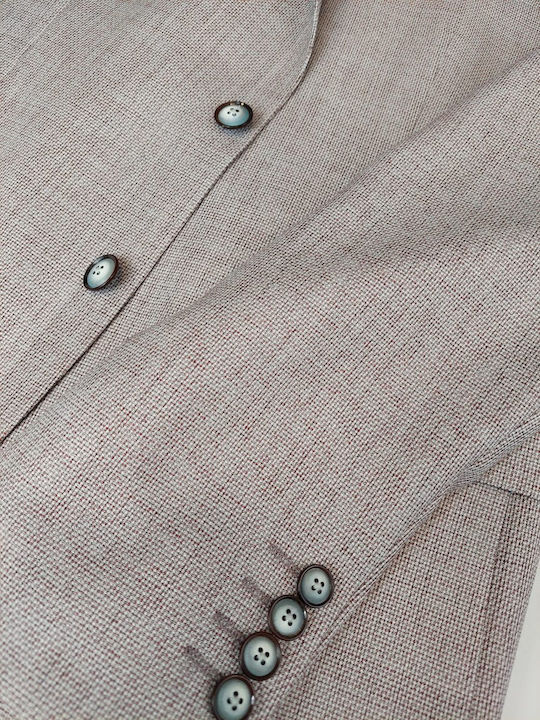 Jacket Purple Burgundy Micro Pattern Bizzaro Bz2313817/20854 14