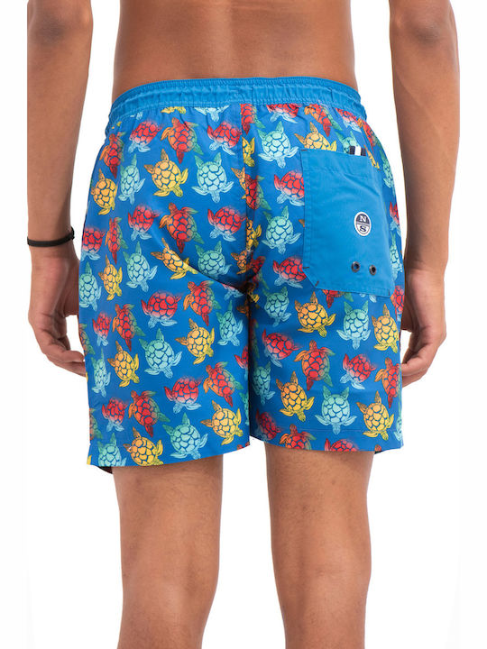 North Sails Men's Swimwear 673515-c078 C078/Blue Multi