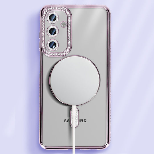 Avizar Diamond Case Samsung Galaxy A16 Magsafe Contour Strass Purple