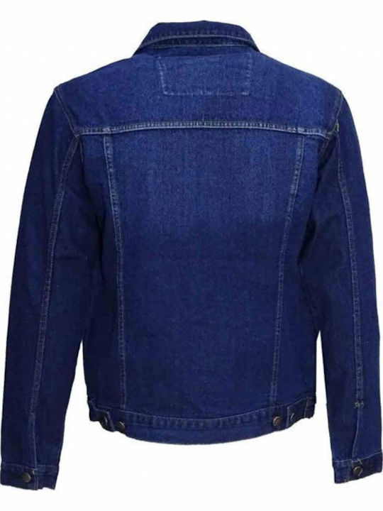 Luciano Faketti Denim Jacket Western Blue