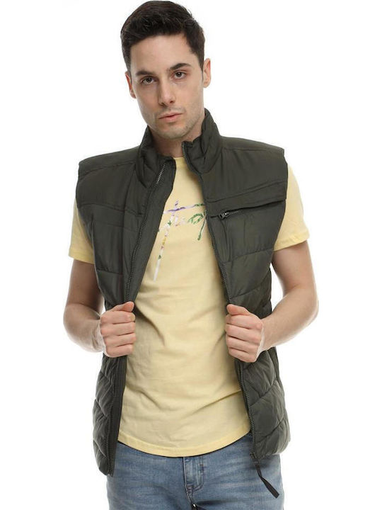 Ärmellose Herren Jacke Marcus Khaki