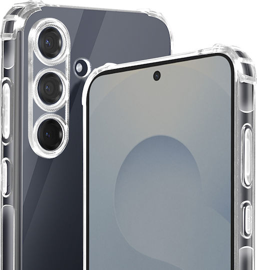 Akashi Case Samsung Galaxy S25 Silicone Shockproof Reinforced Corners Transparent