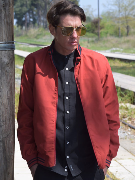 Men’s Jacket Greek Brand Reversible Blue-Red Code dem89