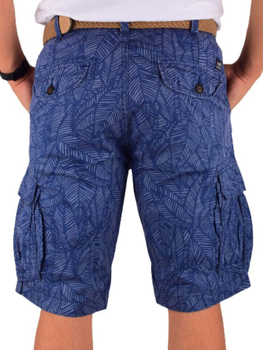 Petrol Herren Shorts Seitentaschen 100% Baumwolle Casual Fit M-ss17-sho536.573 Blau Grau