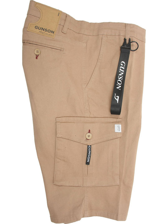 Gunson95277 Pantaloni Scurți Bărbați Mărimi Mari Bej
