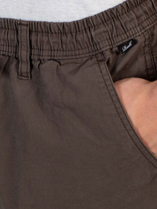 Reell Men Reflex Hustler Short Dark Grey Brown Canvas 1201-015-01-001-dkgrbrn