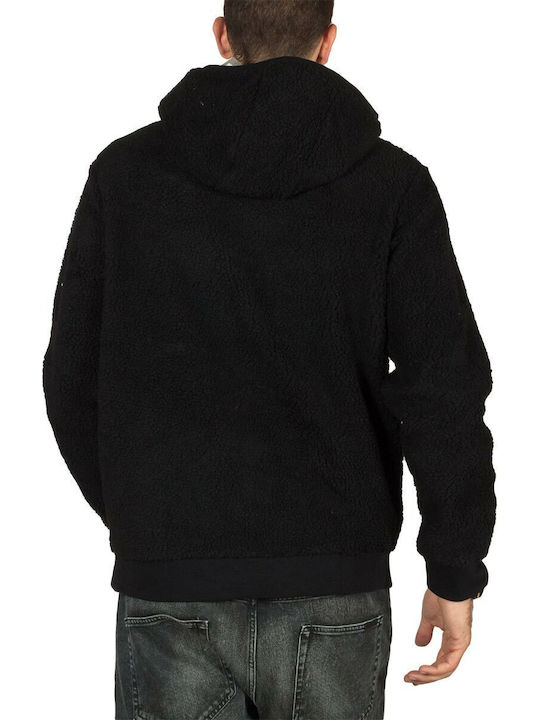 Anerkjendt Akalec Borg Sweatshirt Hood Black Men's 9519716-blk