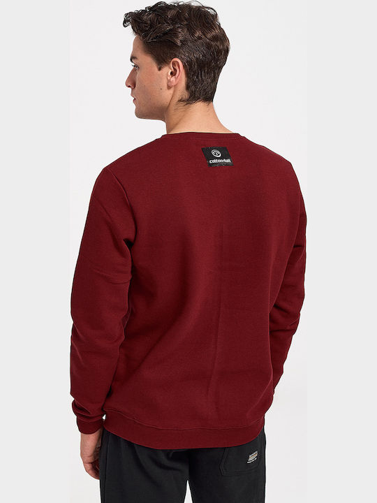 Μπλούζα Φούτερ Cotton4all Est 1970 Μπορντώ