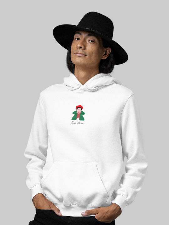 Frida Kahlo Meeple Sweatshirt Kapuze Kelly Grün