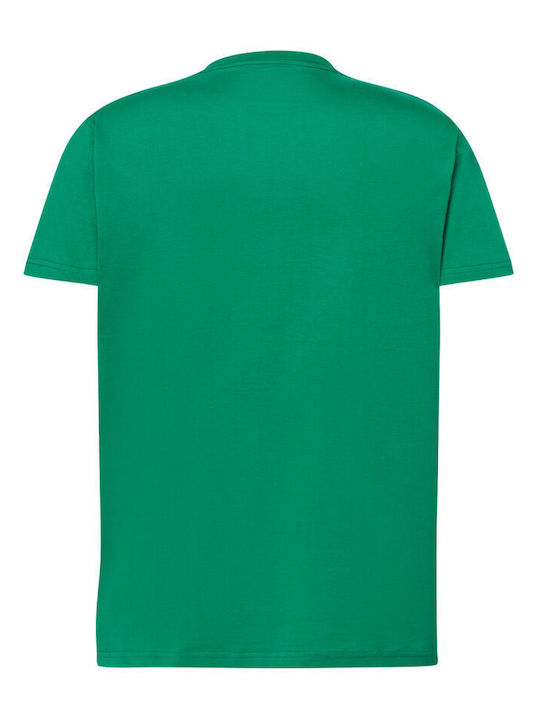 Μπλουζάκι Μακό Jhk T-shirt Ανδρικό 100% Βαμβακερό Πράσινο Παπαγαλί Tsra150