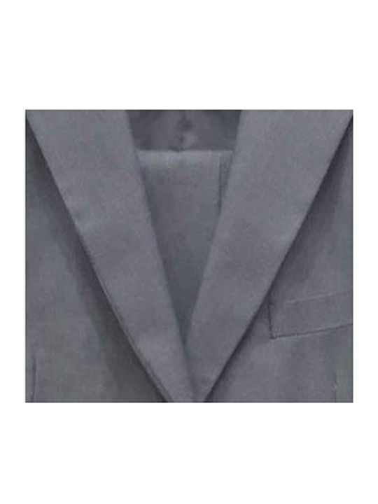 Luciano Faketti Suit Wool Gray
