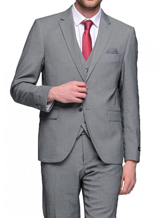 Antonio Mirro S9132-3 Grey Κουστούμι Gray Antonio Mirro S9132-3 Grey Κουστούμι Gray