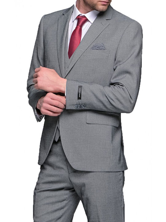 Antonio Mirro S9132-3 Graues Herrenanzug
