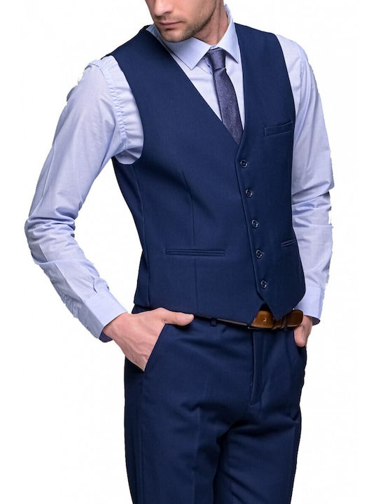 Antonio Mirro Nyg-0327 Marineblaue Herrenanzug Blau