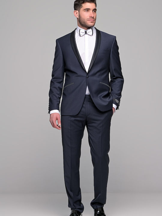 Digel Costum Tuxedo 118092920 Albastru Negru