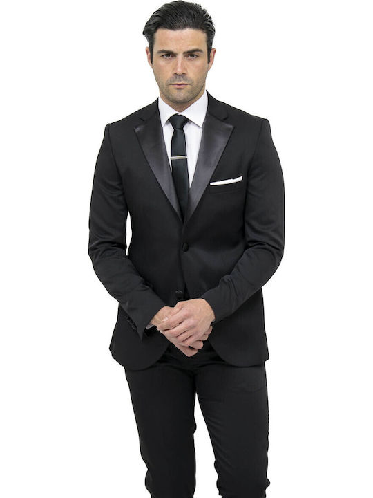 Men's Suit Vest Wedding Artisti Italiani 11579 S02p V Black