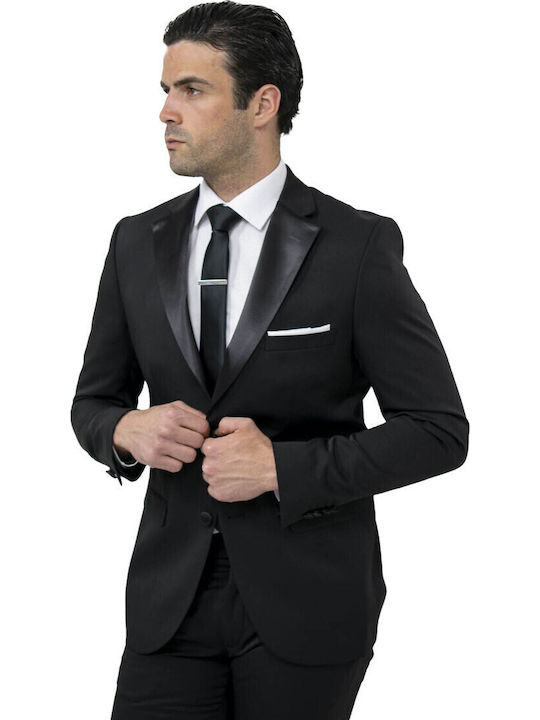Men's Suit Vest Wedding Artisti Italiani 11579 S02p V Black