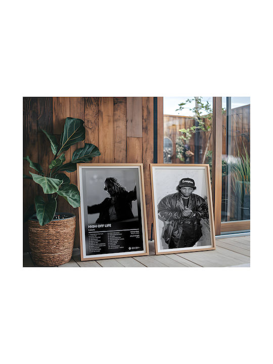 Music Poster Future High Off Life Ms144 21cm X 30cm White Frame Pvc