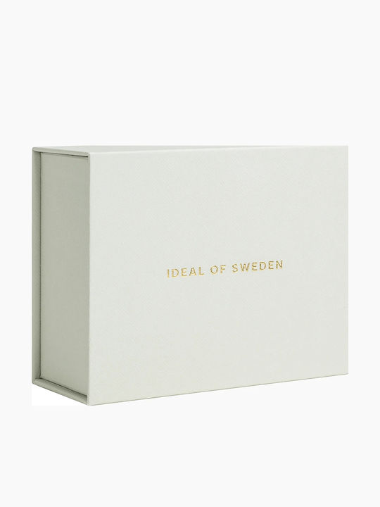 Ideal Sweden Liv Padlock Wallet In Snake Design Removable 105 Cm Chain Green