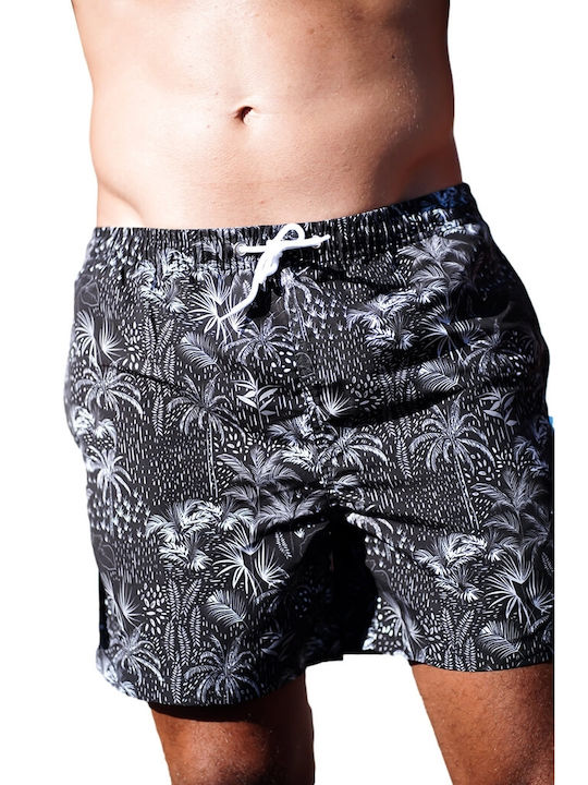 Cayos Swim Schwarz Tropisches Herren-Bademode-Shorts 9071 Cayos Swim Schwarz Tropisches Herren-Bademode-Shorts 9071