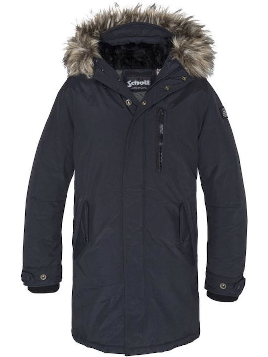 Schott Nyc M53x Parkas Jacket Navy
