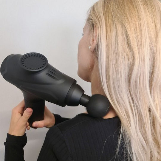 Relax Feet Massage Gun Idealstore Touch Screen 6 Hours Battery Life 10 Replaceable Heads Up To 30 Levels Massage Intensity Ergonomic Design Helps Relax Muscles Includes Carrying Bag
