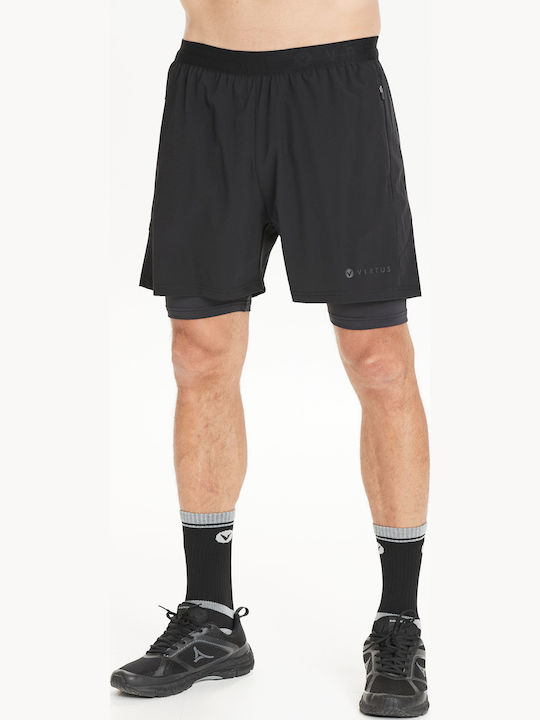 Virtus Шорти Dylan M 2-в-1 Стреч Шорти 1001 Черни
