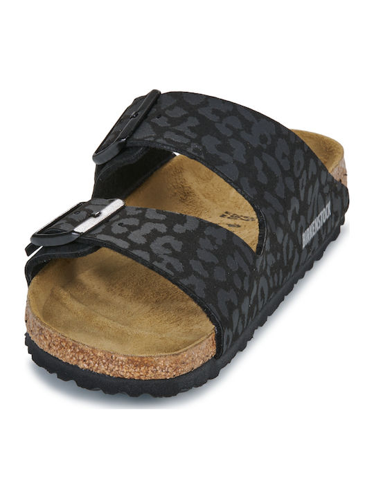 Arizona Women's Flat Sandals Black Narrow Fit
