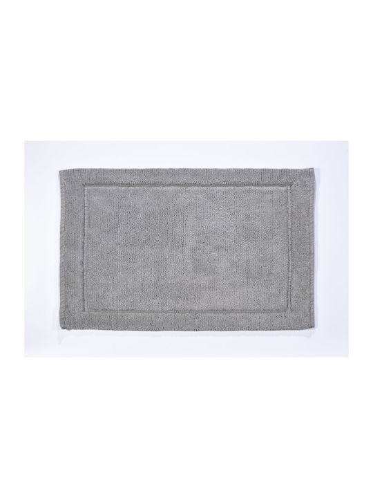 Down Town Home Πατάκι Μπάνιου Βαμβακερό Grey 60x90εκ.