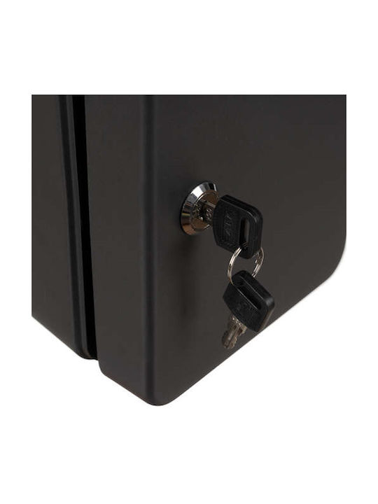 Key Storage Box Idealstore Made Iron Lock Contains 30 Color-coded Identifiers That Can Be Engraved Stickers 1-30 2 Access Keys Mounting Kit Included Graphite Color