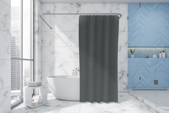 ArteLibre Shower Curtain In 2 Designs (Various Colors)
