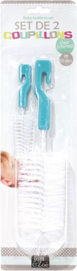 Tom & Zoé Bottle Nipple Cleaning Brushes Blue
