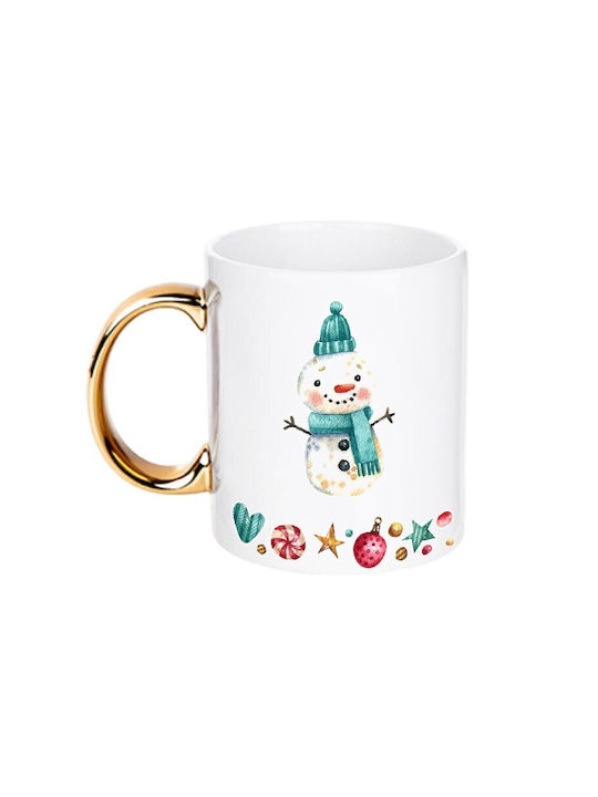Becher mit Schneemann