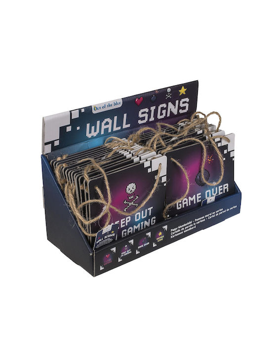 Out of the Blue Sign Wall Decor made of Paper Various Designs 14x0.5x14cm 1pcs (Various Designs)