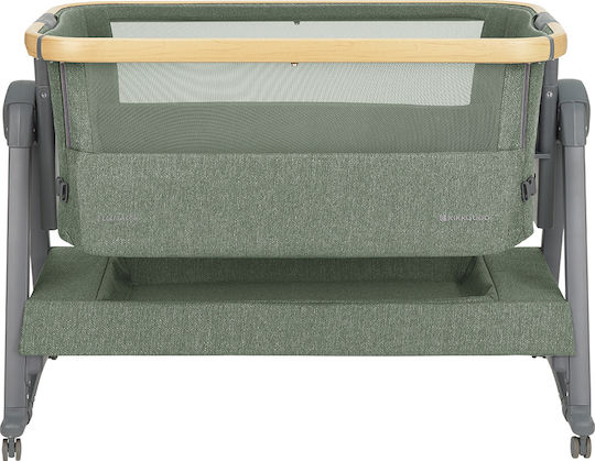 Kikka Boo Cradle-Park Nanna 2 with Mattress and Wheels Green