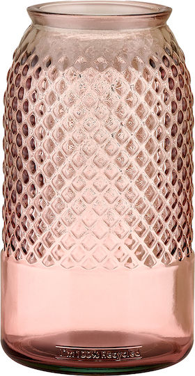 Vidrios San Miguel Glass Pink Vase