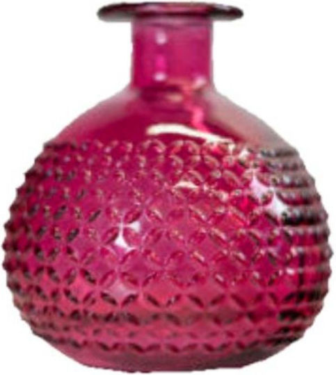 Vidrios San Miguel Glass Vase Red